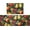 Fruit Black, variant on Black Farmhouse Kitchen Rugs Set 2 Piece Motto Design Seasonal Decorative Rug for Kitchen Low-Profile Floor Mats Decorations for Home Kitchen 17x48+17x30 Inches