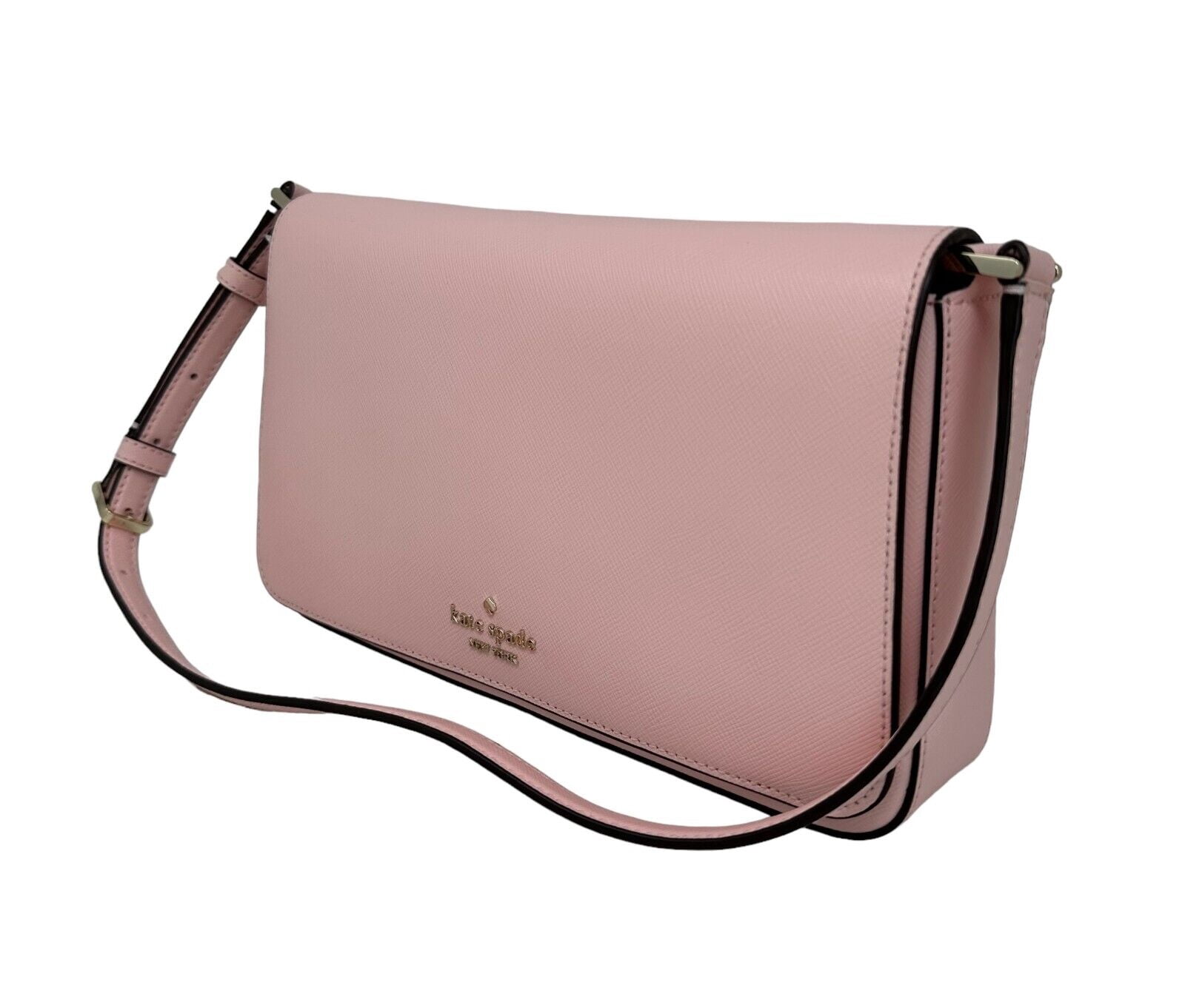 Kate Spade Staci Flap Shoulder Peony Blossom Saffiano Leather Bag KF371 $329