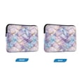 thumbnail image 7 of FORMRS 13-13.3 inch Laptop Sleeve Case Soft Carrying Quilted Computer Bag Cover, Purple Marble Pattern, 7 of 7