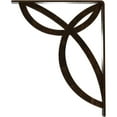 thumbnail image 4 of Ekena Millwork 1 1/2"W x 10"D x 12"H Versailles Wrought Iron Bracket, (Single center brace), Antiqued Bronze, 4 of 7