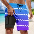 thumbnail image 2 of Men's Swim Trunks Lightweight Board Shorts for Beach Sports Outdoor Swimming Surfing Comfortable Athletic Wear, 2 of 2