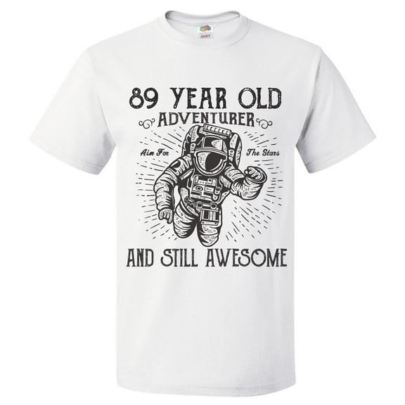 89th Birthday Gift For 89 Year Old Adventurer T Shirt Gift