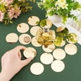 thumbnail image 3 of 50pcs Golden Round Acrylic Craft Mirrors 1.9 Inch Self Adhesive Circles for Crafts Arts DIY Projects Wall Stickers Easter Decor, 3 of 9