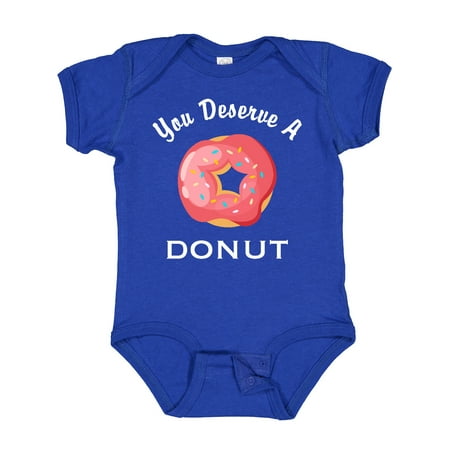 

Inktastic You Deserve a Donut Gift Baby Boy or Baby Girl Bodysuit