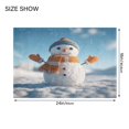 thumbnail image 4 of IAUYY 24x16 Inch Bath Mat Thick Soft Plush Shower Mat TPR Backing Material Non Slip Bath Mats for Bathroom for Tub Shower Hotel Snowflakes Are Wearing Gloves, 4 of 9