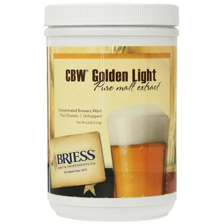 - Briess Golden Light Liquid Malt Extract - 3.3lbs