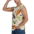 thumbnail image 3 of Pofeuu Cute Vegetables Print Men's Muscle T-Shirt, Sleeveless, Muscle Tank, Classic Muscle Tee Top For Men Casual Sleeveless Muscle T-Shirt Trendy Clothes-Small, 3 of 7