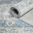thumbnail image 6 of BNM Modern Medallion Indoor Runner Rug, 2' 7" x 6', Blue-Cream, 6 of 6