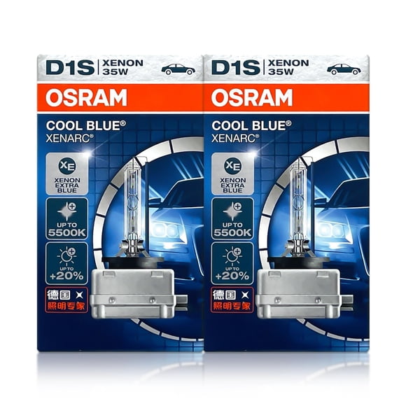 Bombillas de Luz para Vehículo OSRAM 66140CB D1S 85V 35W 5500K Paquete de 2