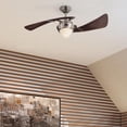 thumbnail image 4 of Westinghouse Lighting Indoor Ceiling Fan with Lights and Remote Control, Harmony 48 Inch Fan for Bedroom Home Living Décor, Wholesale Home Cloth Included, Brushed Nickel Finish, 4 of 6