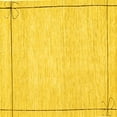 thumbnail image 1 of Ahgly Company Machine Washable Indoor Square Solid Yellow Modern Area Rugs, 7' Square, 1 of 4