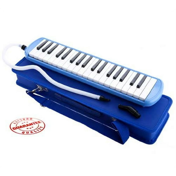 Blue 37 Key Melodica with Case