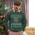 thumbnail image 5 of Funny Christmas Sweatshirt, Lie on the Resume Ugly Christmas Sweater, Office Xmas Sweater, 5 of 5