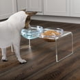 thumbnail image 2 of PETMAKER Elevated Dog and Cat Bowls Set - 7.1in Tall Acrylic Dog Bowl Stand, 2 of 11