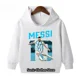thumbnail image 4 of Conjunto de sudadera con capucha y pantalones de terciopelo para niños y niñas con estampado de Messi 2024, 4 of 5