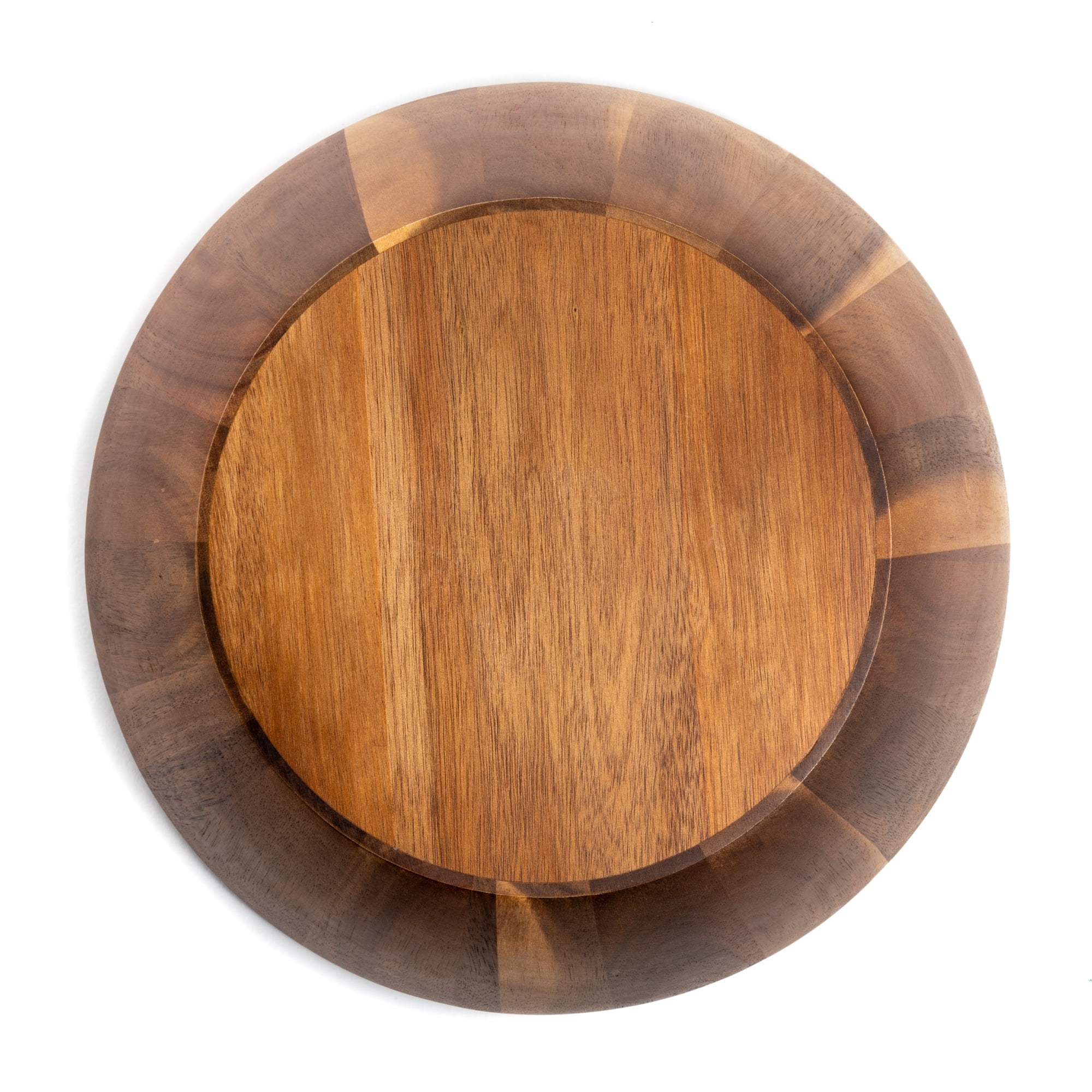 Better Homes & Gardens Large Angled Acacia Serving Bowl