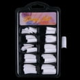 thumbnail image 5 of Vonky 100pcs French Plastic Fake Fingernails Solid Color Full artificial fingernail Half Cover Fake False Nail Art Tips Accessory, 5 of 5