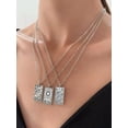thumbnail image 4 of QQTDFG 3pcs/set Sun, Moon, Star Pattern Necklace Set For Best Friends Gift-default, 4 of 7
