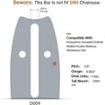 thumbnail image 2 of 36'' Chainsaw Guide Bar 3/8" 0.063" 114DL Saw Chain For Husqvarna 298 385XP 394, 2 of 12