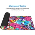 thumbnail image 5 of XL Large Gaming Mouse Pad, Extended Keyboard Pad for Women with Stitched Edge, Non-Slip Waterproof Full Big Long Mousepad for Laptop Computer for Office Decor (Abstract Urban Graffiti, 31.5 X 11.8 In), 5 of 6