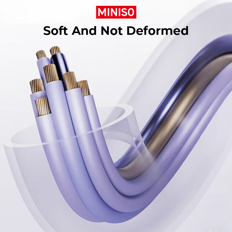 Miniso MS198 Clip-On Earbuds, Open-Ear Headphones, AI Translator 130+ Languages, Bluetooth 5.4, IPX5 Waterproof, Type-C Fast Charge, Purple