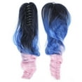thumbnail image 2 of Extensiones de Cabello con Clip Fyydes Peluca de Cola de Caballo Rizada 55 cm 3 Colores Naturales, 2 of 6