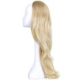 thumbnail image 2 of Onedor 23" Curly Hair Women Ladies 3/4 Half Wig Premium Japanese Synthetic Premium Japanese High-Temperature Fiber fibers Wigs with Secured Mesh Head Cap (Slightly Curl, R21T), 2 of 6