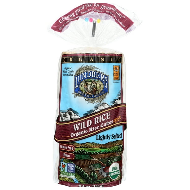 Lundberg Family Farms Rice Cake Wild Ls, 8.5 Oz Walmart