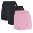 thumbnail image 2 of Lmnyox 3 Pack Running Shorts for Women Lightweight Elastic Waist Shorts with Pocket Summer Athletic Short Pants, 2 of 7