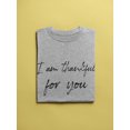 thumbnail image 3 of I Am Thankful For You Women T-Shirt, Female Medium, 3 of 4