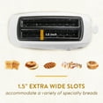 Elite Gourmet Wide 4Slice Long Slot Toaster ECT4829