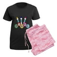 thumbnail image 5 of CafePress - BINGO WITH MARKERS Pajamas - Women's Short Sleeve Print T-Shirt and Pants Dark Cotton Pajama Set, 5 of 7