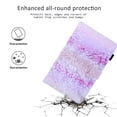 thumbnail image 5 of Fire HD 10 Case (7th / 5th Generation, 2017/2015 Released), Allytech Slim Fit Kickstand Auto Sleep Wake Folio Flip Pencil Holder Shockproof Case Cover for Amazon Kindle Fire HD 10, Pink Glitter, 5 of 8