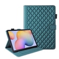 thumbnail image 3 of for Samsung Galaxy Tab S6 Lite 10.4 inch (2024/2022/2020 Release) Case, Rhombus Pattern Multiple Viewing Angles Stand Slim Folio Cover (Green), 3 of 6