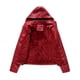 thumbnail image 4 of Pntutb - Chaqueta cálida de manga larga para mujer, parkas de invierno delgadas, abrigos sin capucha de piel sintética Pntutb Pntutb-2845, 4 of 9