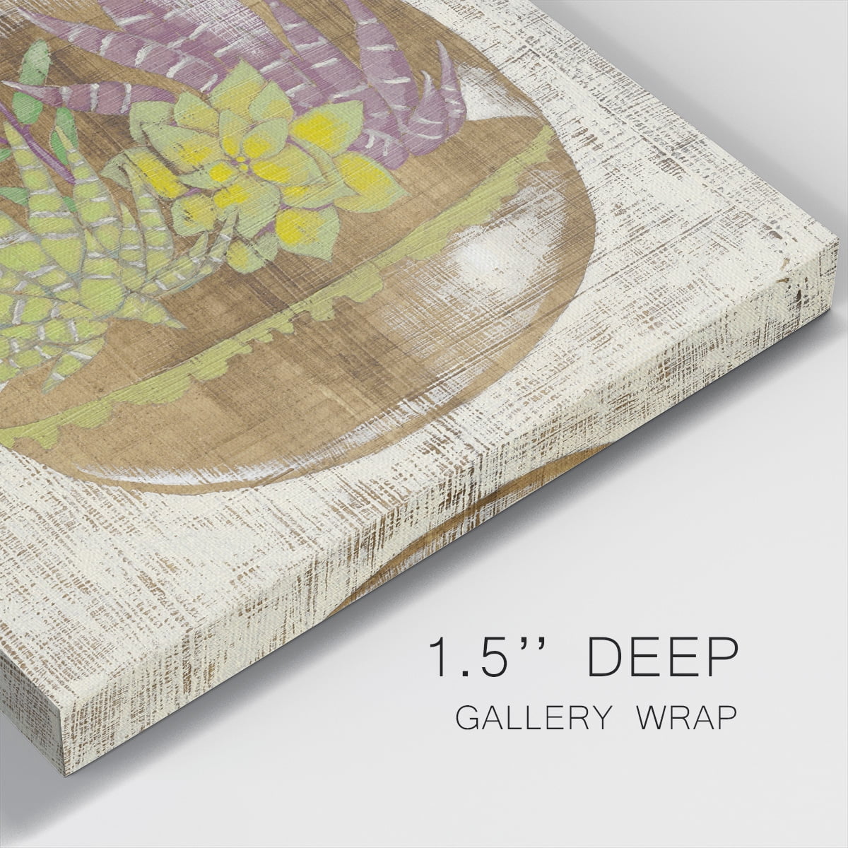 Wexford Home Glass Garden II-Premium Gallery Wrapped Canvas, 24" x 24" - Ready to Hang