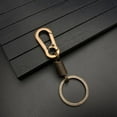 thumbnail image 1 of Carabiner Keychain Key Chain Ring Holder Organizer Spiral Retractable Spring Coil Keychain Anti-rust Key Clip, 1 of 6
