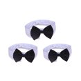 thumbnail image 2 of sweethay Cuello para mascotas Pajarita Collares para perros Accesorios de aseo Collar para perros y gatos Negro L Type3 NO3 sweethay PT003785-05, 2 of 6