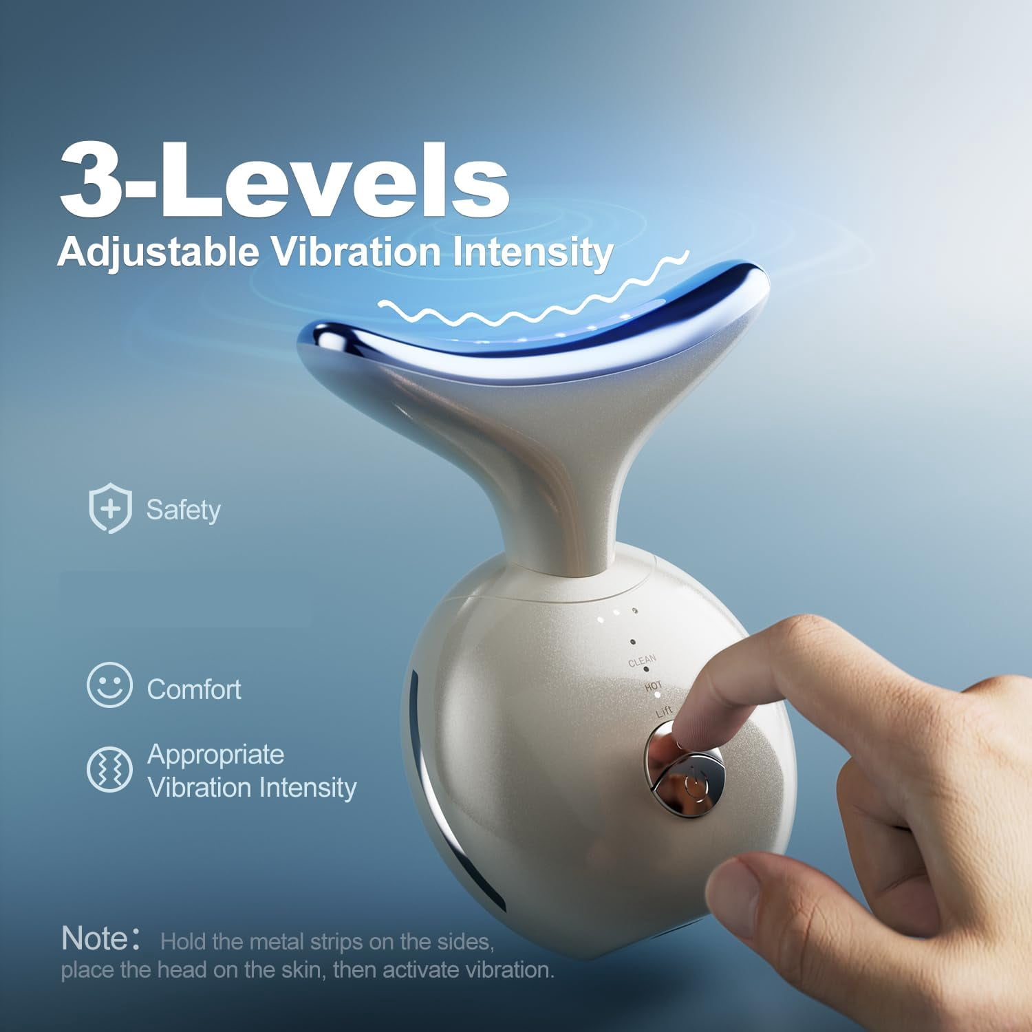 CNV pro  7 in 1 Face Massager Tool, Red Light Therapy for Face and Neck, Portable Face Lift Device, Neck Massager for Double Chin Reducer
