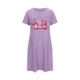 thumbnail image 5 of Camisón corto de talla grande para mujer, camisón de manga corta con estampado de pecho a la moda, camisón para mujer, 5 of 5