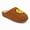 Brown Yellow, variant on Retro Fuzzy Smile Face Slippers for Women Men Soft Warm Plush Happy House Slides Indoor Outdoor Comfy Non Slip Cushion Furry Shoes