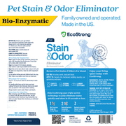 Eco Strong Enzymatic Pet Stain & Odor Remover for Cats & Dogs, 32 oz Sprayer Bottle