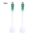 thumbnail image 4 of Bewildely 2 cepillos de transporte desmontables, ranuras de limpieza, cepillo para biberón, limpieza ergonómica, limpieza con agua, cepillo de Suministros de limpieza para el hogar Verde 36*7CM, 4 of 4