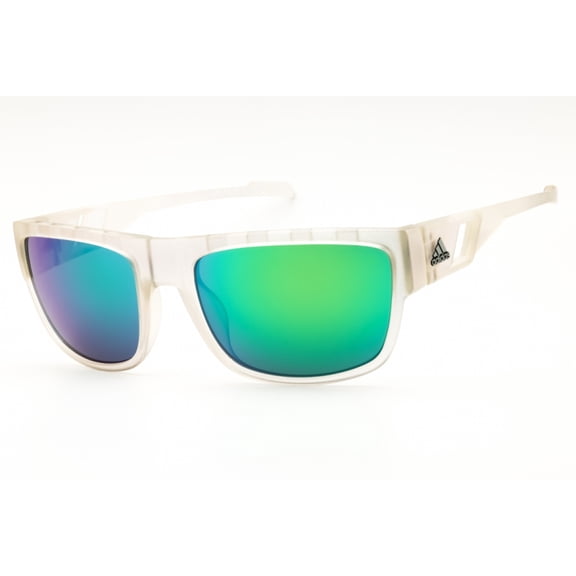 Adidas SP0082 27Q 60mm Rectangle Sunglasses Men's Crystal