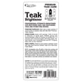 thumbnail image 2 of Star brite Premium Teak Brightener - Enhances Natural Wood Grain, Tone & Color While Preparing for a More Consistent Application of Oil, Sealer or Stain, 2 of 11