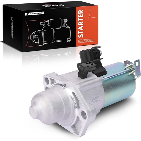 A-Premium Starter Motor Compatible with Acura TLX 2015-2020 2.4L, 12V 1.6KW 16-Teeth Clockwise, Replace# 31200-RDF-A01, 31200-RDF-A02