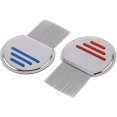 thumbnail image 1 of Lice Nit Comb Get Down Stainless Steel Metal Tooth Head Long Teeth/professional Stainless Steel Nit Comb, 1 of 3