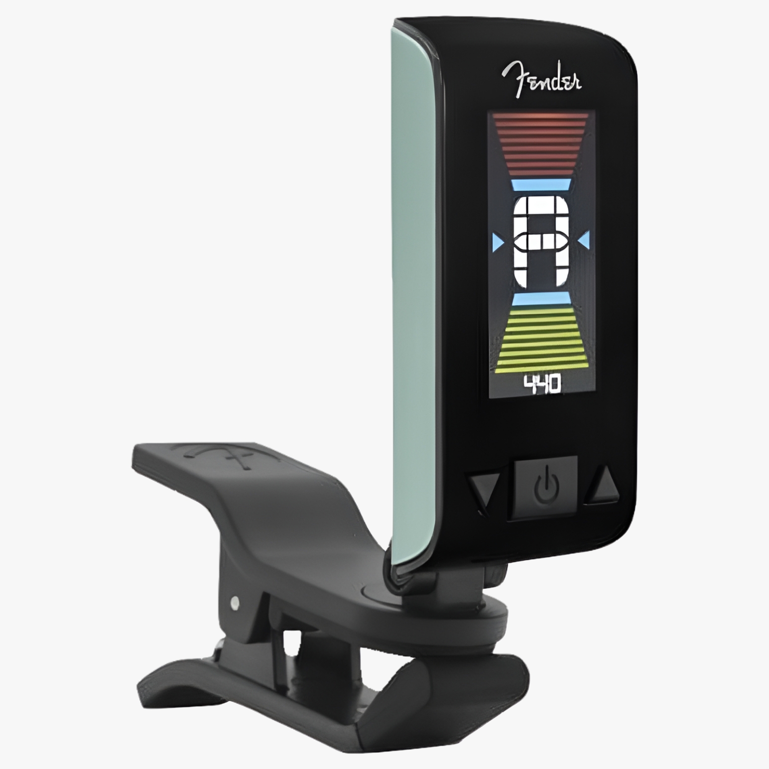 Fenders Fender Original Clip-On Tuner for Electric Guitar, Daphne Blue