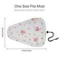 thumbnail image 2 of Red Florals Bike Seat Cover Waterproof and Dustproof Adjustable Soft Saddle Cushion Covers, 2 of 7