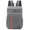 Gray, variant on LUXUR Men Portable Multi Pockets Daypack Women Reusable Insulated Knapsack Lightweight Hiking Picnics Leakproof Lunch Backpack